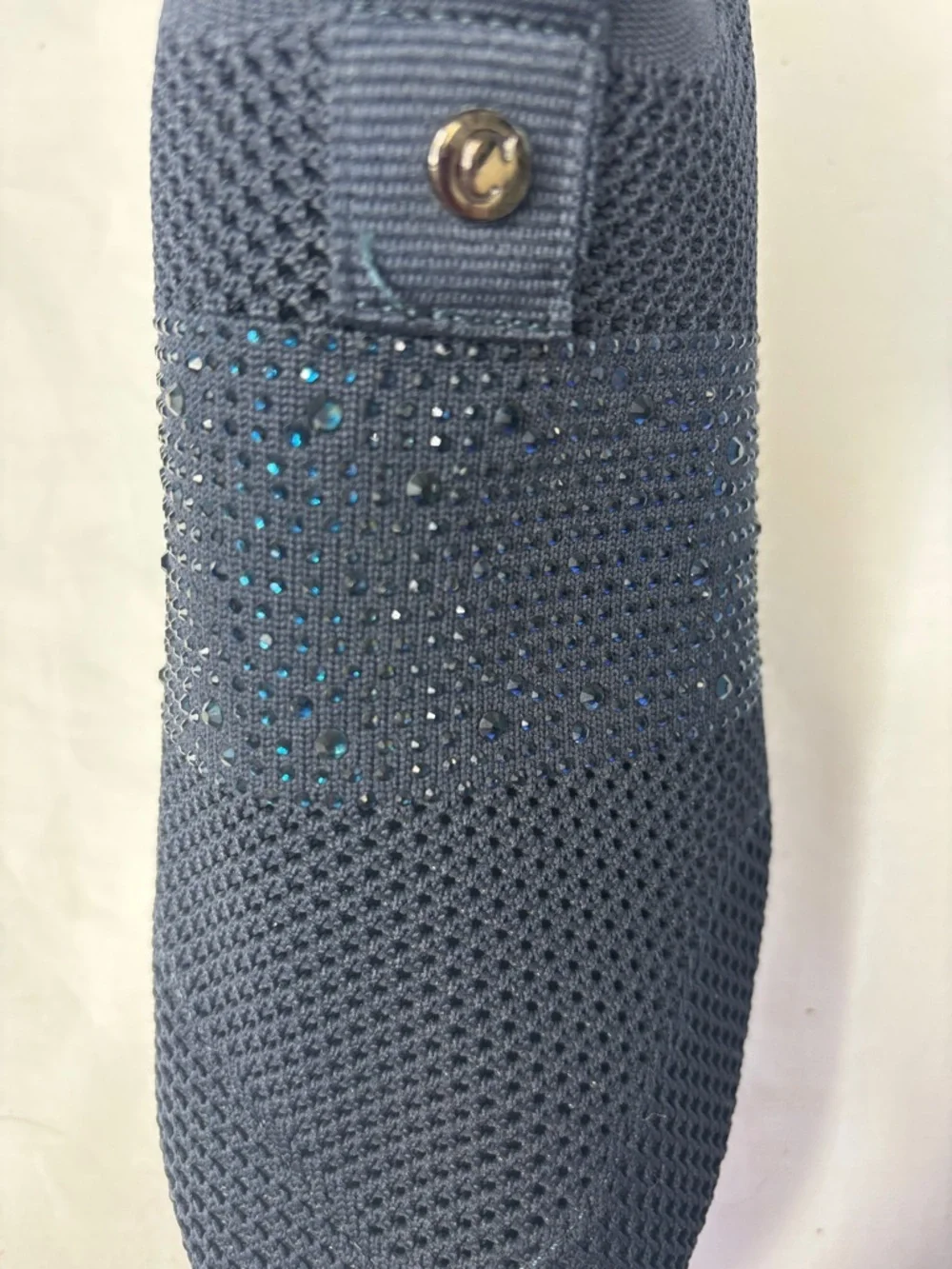 💙 Carvela Janeiro Knit Sneakers Womens US 9.5/10 Navy Chunky Sole Slip On NEW💙 - Picture 8 of 13